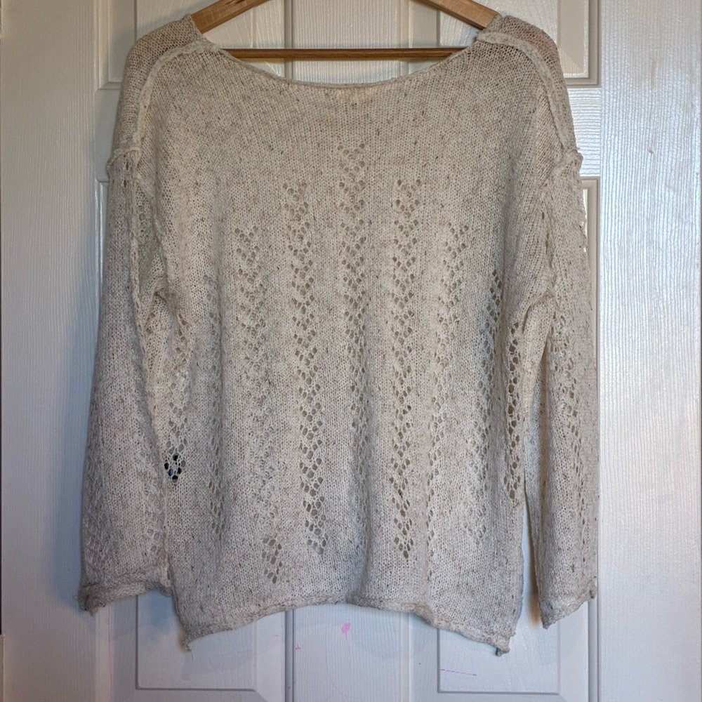 POL Cream Knit Scoop Neck Sweater - Picture 3 of 7
